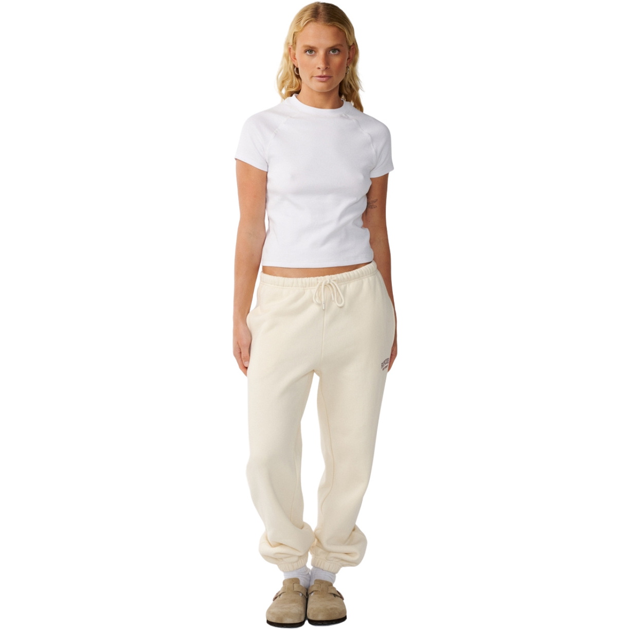 2026 Rip Curl Womens Varsity Sports Track Pant 073WPA - Bone